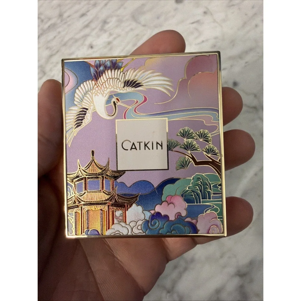CATKIN Powder Blush & Highlighter for Cheek‎ Natural Shimmer C09 MIDNIGHT